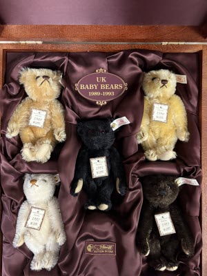 1997 Steiff 654497 UK Baby Bear set I: 18cm. | 654497 r | 654497 r