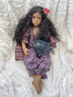 Poupée De Collection Annette Himstedt - AURA - 60 Cm - 1996 - Artiste